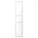 IKEA TYSSEDAL ТІССЕДАЛЬ, дверцята, білий/скло, 50x229 см 803.291.97 фото thumb №1