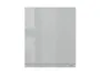 Кухонный шкаф BRW Top Line 60 см с вытяжкой левый серый глянец, серый гранола/серый глянец TV_GOO_60/68_L_FL_BRW-SZG/SP/IX фото