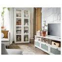 IKEA BRIMNES БРІМНЕС, шафа зі скляними дверцятами, білий, 80x190 см 904.098.72 фото thumb №6