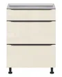BRW Кухонный шкаф Sole L6 60 см с выдвижными ящиками магнолия жемчуг, альпийский белый/жемчуг магнолии FM_D2S_60/82_2SMB/B-BAL/MAPE фото