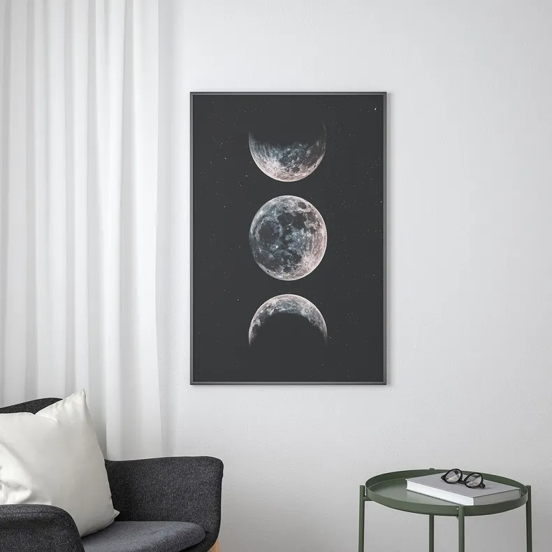 IKEA BILD БІЛЬД, постер, Місяць, 61x91 см 004.417.96 фото №3