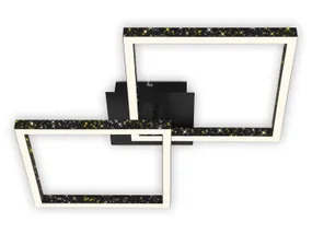 BRW Frame Led 2-позиционный металлический потолочный светильник черный 085510 фото