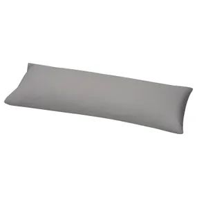 IKEA NONNEA НОННЕА, чехол для подушки, светло-серый, 40x140 см 005.396.65 фото