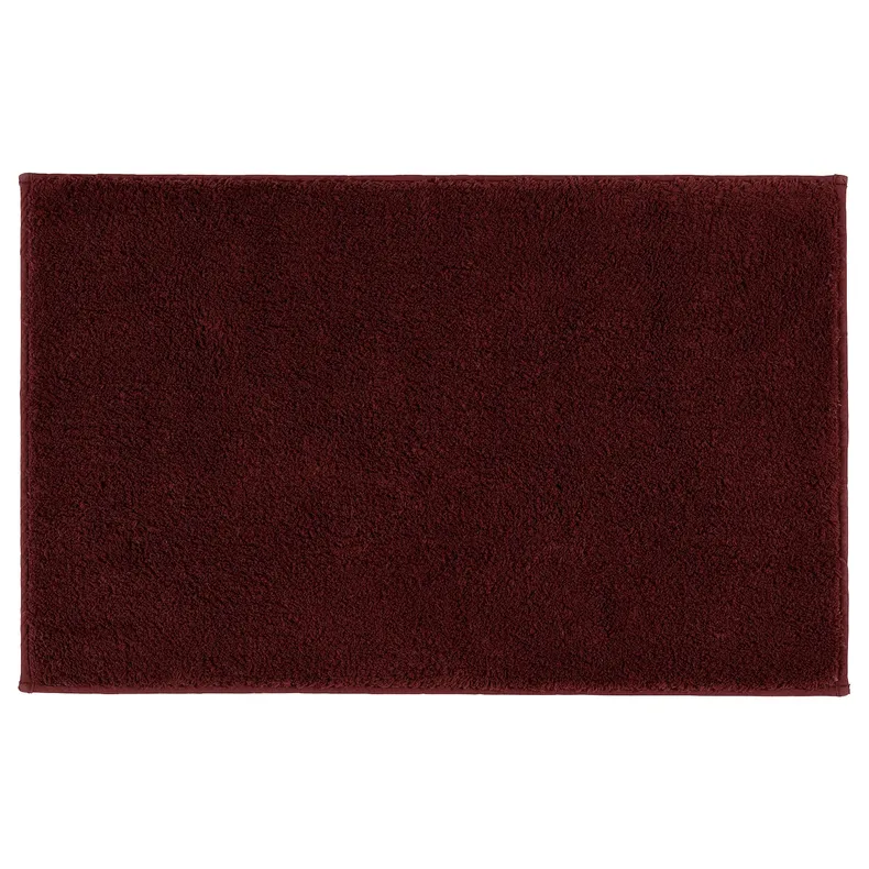 IKEA SÖDERSJÖN СЕДЕРШЕН, килимок для ванної кімнати, насичений червоний, 50x80 см 005.612.51 фото №1