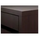 IKEA MICKE МИККЕ, тумба с отделением для папок, черный и коричневый, 35x75 см 402.447.51 фото thumb №2