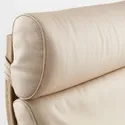 IKEA POÄNG ПОЕНГ, крісло та підставка для ніг, шпон дуба білий морений / Білий ламаний / Білий ламаний 694.843.59 фото thumb №4