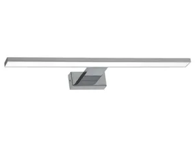 BRW Сяйво світлодіодний металевий настінний світильник для ванної кімнати сріблястий 086757 фото
