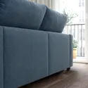 IKEA ESKILSTUNA ЭСКИЛЬСТУНА, 3-местный диван с козеткой, Окрашенный в синий цвет 995.201.91 фото thumb №7