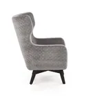 Кресло мягкое HALMAR MARVEL серый/черный фото thumb №3