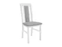 BRW Велюрове крісло Belia сіре/біле, Adel 6 Сірий/білий TXK_BELIA-TX098-1-TK_ADEL_6_GREY фото
