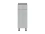 BRW Базовый шкаф Top Line для кухни 30 см левый с ящиком soft-close серый глянец, серый гранола/серый глянец TV_D1S_30/82_L/STB-SZG/SP фото