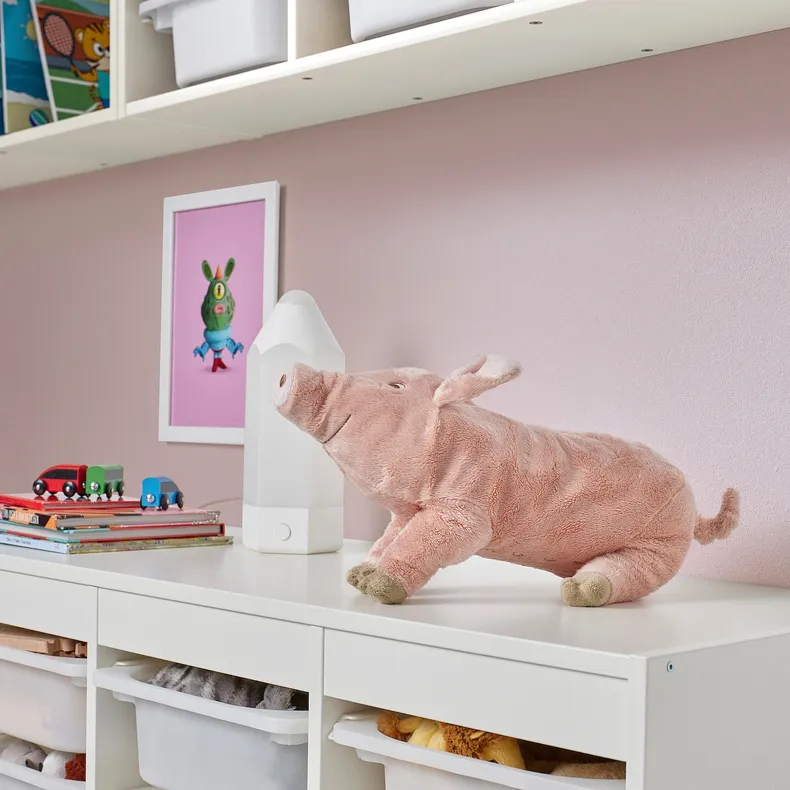 IKEA KNORRIG КНОРРІГ, іграшка м’яка, порося/рожевий 602.604.48 фото №3