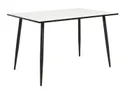 Стол обеденный BRW Saldes, 120х80 см, белый/черный WHITE фото thumb №1