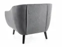 Крісло м'яке SIGNAL ELITE 1 Brego, тканина: сірий / венге фото thumb №3