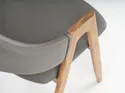 Кухонний стілець HALMAR K247 сірий, медовий дуб фото thumb №5