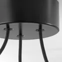 IKEA BENGTSBOL БЕНГТСБОЛЬ, підвісний світильник з 3 лампами, чорний 804.734.01 фото thumb №3