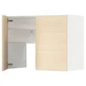 IKEA METOD МЕТОД, навесной шкаф д / вытяжки / полка / дверь, белый / аскерсундский узор светлый ясень, 80x60 см 395.043.92 фото thumb №1