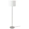 IKEA RINGSTA РИНГСТА / SKAFTET СКАФТЕТ, светильник напольный, белый / никелированный 193.859.60 фото thumb №1