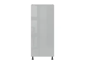 BRW Встраиваемый кухонный шкаф Top Line 60 см с холодильником, правый серый глянец, серый гранола/серый глянец TV_DL_60/143_P-SZG/SP фото