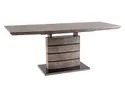 Обеденный стол SIGNAL LEONARDO, эффект бетона, 80x140 фото thumb №1