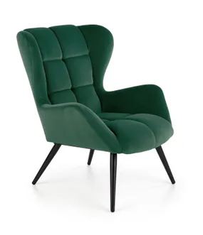 Мягкое кресло HALMAR TYRION, темно-зеленый фото