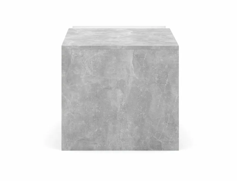 Журнальний столик SIGNAL ALMOND 100x55 см, сірий / білий матовий фото №7