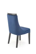 Кухонний стілець HALMAR ROYAL чорний/темно-синій фото thumb №2