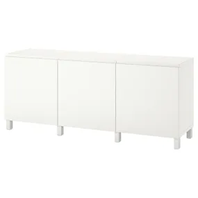 IKEA BESTÅ БЕСТО, комбинация для хранения с дверцами, белый/Вястервикен/Стуббарп белый, 180x42x74 см 894.217.47 фото