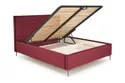 Узголів'я ліжка HALMAR MODULO W2 160 см бордового кольору. Моноліт 59 фото thumb №3
