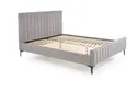 Кровать двуспальная HALMAR FRANCESCA 160x200 см светло-серый фото thumb №8