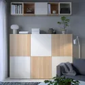 IKEA BESTÅ БЕСТО / EKET ЕКЕТ, шафа, 180x42x129 см 894.768.05 фото thumb №2