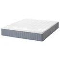 IKEA LYNGÖR ЛинГЁР, тахта, Vågstranda medium hard, LIght bлуe white, 180x200 см фото thumb №2