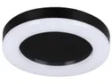 BRW Пластиковий плафон Tura LED 32 см чорно-білий 093196 фото thumb №1