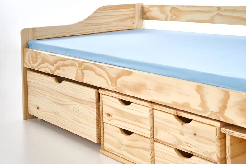 Односпальне ліжко HALMAR MAXIMA 2 90x200 см з масиву сосни фото №4