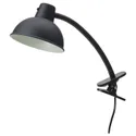 IKEA SKURUP СКУРУП, точкова лампа із затискачем, чорний 304.890.27 фото thumb №1