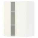 IKEA METOD МЕТОД, навісна шафа з полицями / 2 дверцят, білий / ВАЛЛЬСТЕНА білий, 60x80 см 495.072.72 фото thumb №1