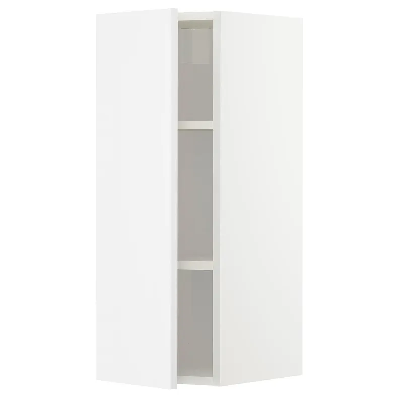 IKEA METOD МЕТОД, навесной шкаф с полками, белый / Рингхульт белый, 30x80 см 194.547.60 фото №1