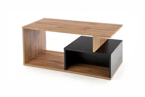 Журнальний стіл HALMAR COMBO 110x55 см дуб вотан/чорний фото