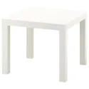 IKEA LACK ЛАКК, придиванный столик, белый, 55x55 см 304.499.08 фото thumb №1