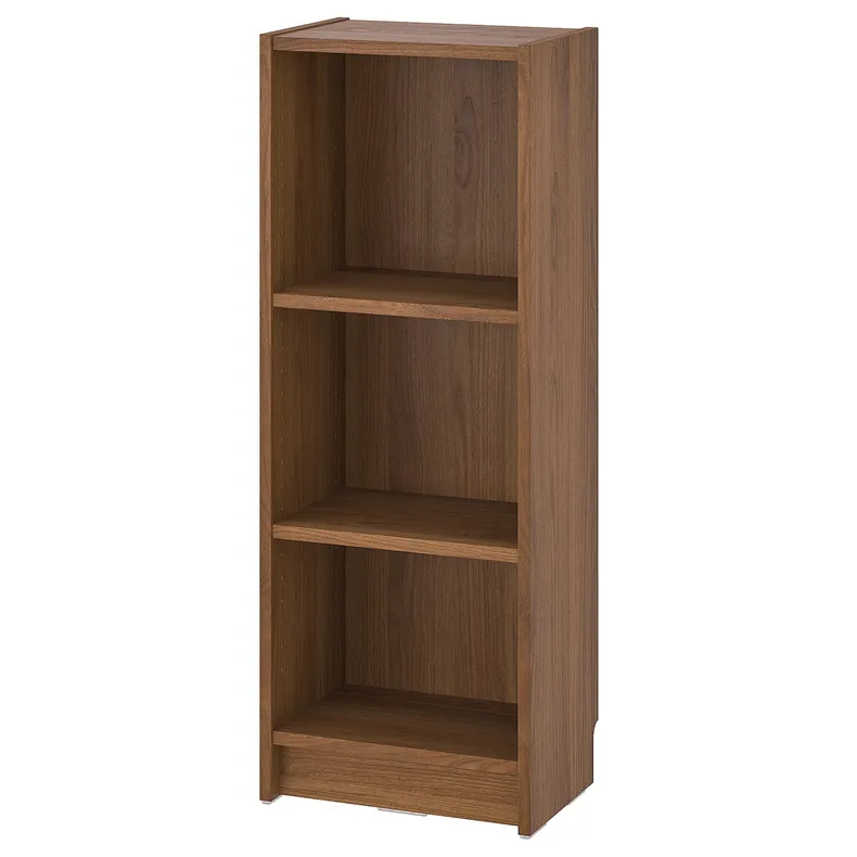 IKEA BILLY БІЛЛІ, книжкова шафа, коричневий горіх, 40x28x106 см 105.086.25 фото №1