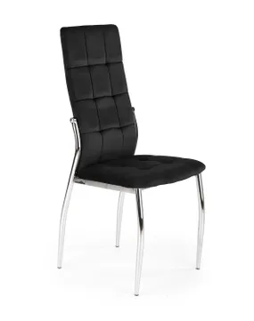 Кухонний стілець HALMAR K416 чорний оксамит фото