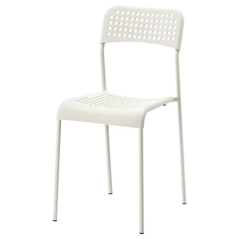 IKEA MELLTORP МЕЛЬТОРП / ADDE АДДЕ, стіл+2 стільці, білий, 75 см 490.117.66 фото №5