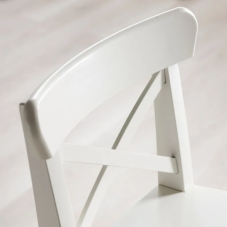 IKEA INGOLF ИНГОЛЬФ, стул барный, белый, 74 см 001.217.66 фото №7