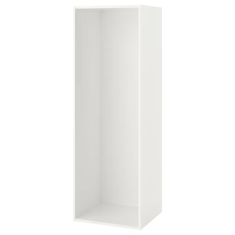 IKEA PLATSA ПЛАТСА, каркас, білий, 60x55x180 см 503.309.51 фото №1
