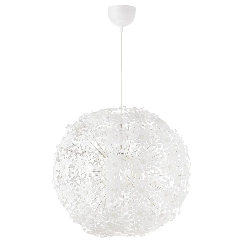 IKEA GRIMSÅS ГРИМСОС, подвесной светильник, белый, 55 см 103.647.40 фото №1