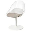 IKEA BALTSAR БАЛЬТСАР, обертовий стілець, білий 105.115.38 фото thumb №1