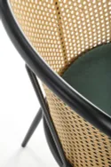 Кухонний стілець HALMAR K508 темно-зелений фото thumb №12