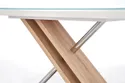 Кухонный стол HALMAR NEXUS 160х90 см экстра белый / дуб сонома фото thumb №4
