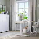 IKEA MITTZON МИТТЗОН, стол / трансф, электрический окл береза / белый, 120x60 см 695.264.82 фото thumb №7