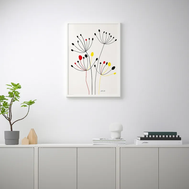 IKEA BILD БІЛЬД, постер, танцюючі головки часнику, 50x70 см 904.418.48 фото №2
